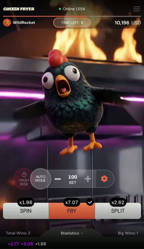 Chicken Fryer — High-risk-Modus